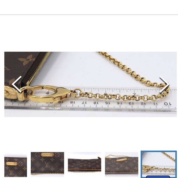 LOUIS VUITTON MONOGRAM CANVAS POCHETTE - Picture 5 of 6